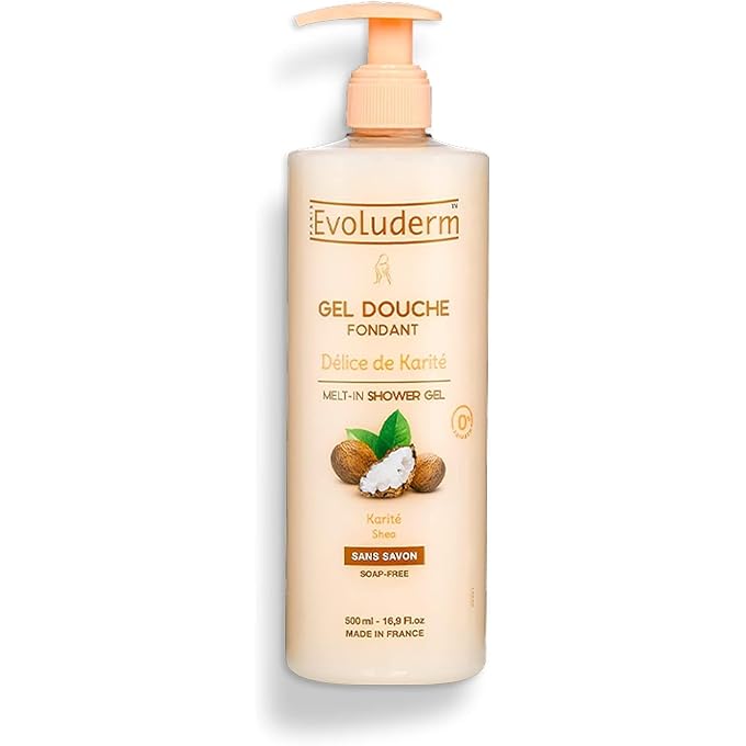 جل الاستحمام Evoluderm Delight Shea Butter 500 مل، متعدد الألوان